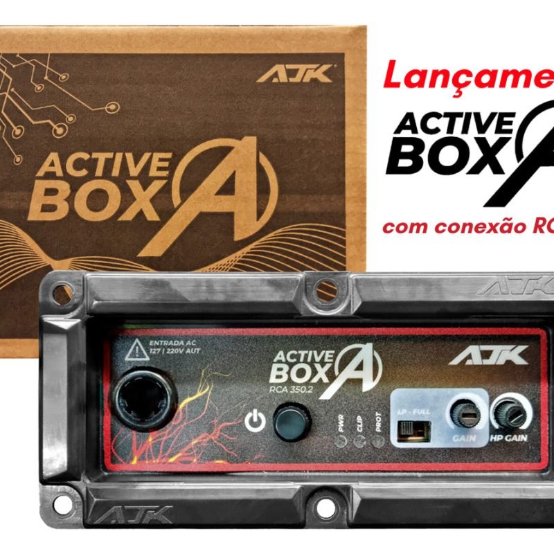 AMPLIFICADOR 110 220V ACTIVE BOX AJK 350 RMS