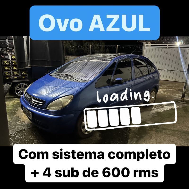 Ovo Azul da Citroên TRIO HAIRTICK